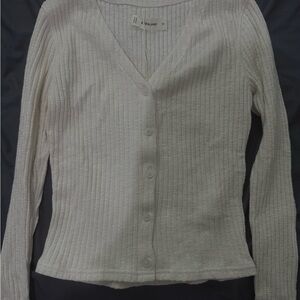 Everlane the cozy rib cardigan
